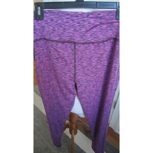 BEVERLY HILLS POLO CLUB ROSE / BLACK ANKLE LEGGINGS WITH POCKETS 1X